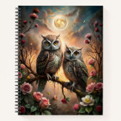 Majestic Owl Design ノートブック (正面)