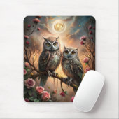 Majestic Owl Design マウスパッド (マウス)