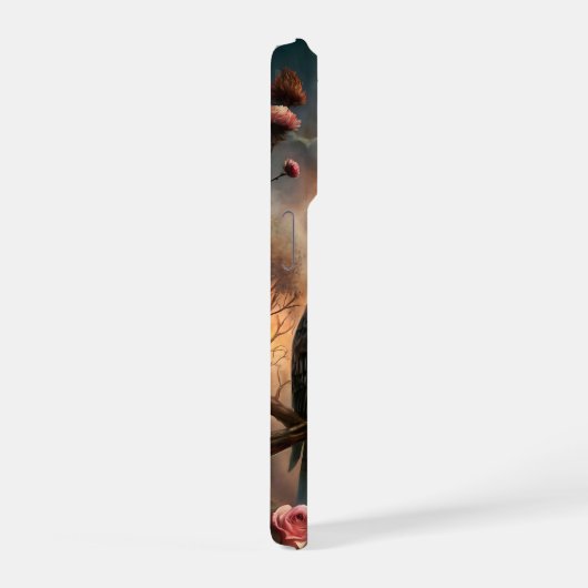 Majestic Owl Design iPhoneケース (右側面)