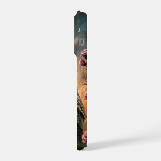 Majestic Owl Design iPhoneケース (左側面)