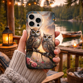 Majestic Owl Design iPhone 15 Proケース