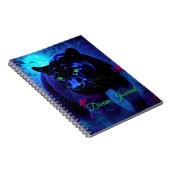 Majestic Panther in Garden Dream Journal ノートブック (右側)