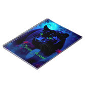 Majestic Panther in Garden Dream Journal ノートブック (左側)