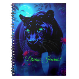 Majestic Panther in Garden Dream Journal ノートブック