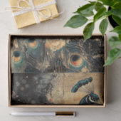 Majestic Peacock on Oriental Pagoda 薄葉紙 (ギフト)