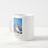 Majestic Peaks of the French Alps コーヒーマグカップ (正面左)