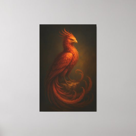 Majestic Phoenix • Fine Art Canvas キャンバスプリント (正面)