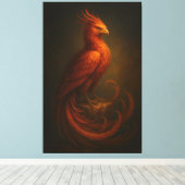 Majestic Phoenix • Fine Art Canvas キャンバスプリント (インサイチュ (ウッドフロア))