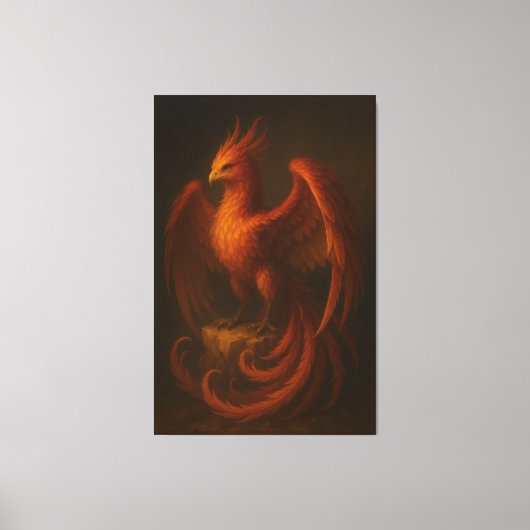 Majestic Phoenix • Fine Art Canvas キャンバスプリント (正面)