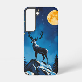 Majestic Reindeer by Moonlight Phone Case -Samsung Samsung Galaxy S22ケース