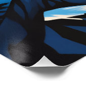 Majestic Reindeer by Moonlight Poster ポスター (コーナー)