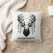 Majestic Reindeer T-Shirt クッション (ブランケット)