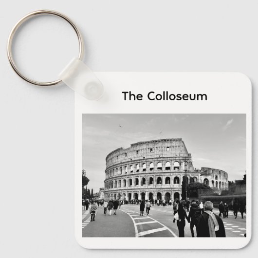 Majestic Roman Colosseum: Iconic Sunset Architectu キーホルダー (正面)