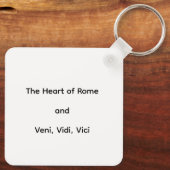 Majestic Roman Colosseum: Iconic Sunset Architectu キーホルダー (裏面)