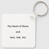 Majestic Roman Colosseum: Iconic Sunset Architectu キーホルダー (裏面)