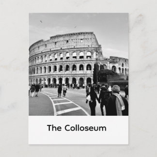Majestic Roman Colosseum: Iconic Sunset Architectu ポストカード