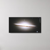 Majestic Sombrero Galaxy Hubble Telescope 2004 キャンバスプリント (正面)