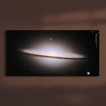 Majestic Sombrero Galaxy Hubble Telescope 2004 キャンバスプリント<br><div class="desc">This beautiful space image was captured by NASA's Hubble Telescope in 2004. It shows the Sombrero galaxy (Messier 104 or M104). It is a spiral galaxy in the Virgo cluster of galaxies. It is 30 million light-years from Earth. Enhanced for print by BeautifulSpace. Descriptive text may be edited or removed,...</div>