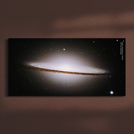 Majestic Sombrero Galaxy Hubble Telescope 2004 キャンバスプリント
