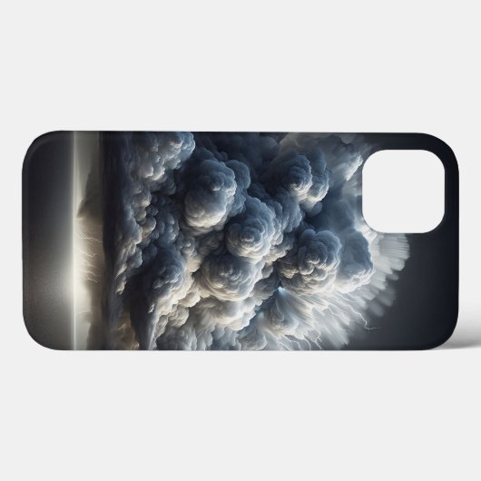 Majestic Thunderstorm Cloud Phone Case Epic Light Case-Mate iPhoneケース (裏面 (横))