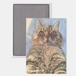 Majestic Tiger Cat  マグネット