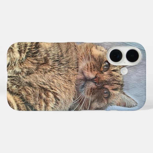 Majestic Tiger Cat  Case-Mate iPhoneケース (裏面 (横))