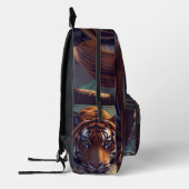 Majestic Tiger In Forest プリントバックパック (左)