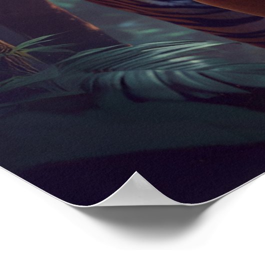 Majestic Tiger In Forest ポスター (角)