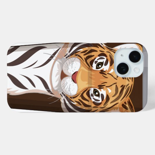 Majestic Tiger iPhone / iPad case Case-Mate iPhoneケース (裏面 (横))
