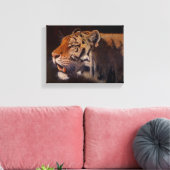 Majestic Tiger Small キャンバスプリント (インサイチュ (リビング))