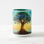 Majestic Tree Powering a Green Community マグカップ (中央)