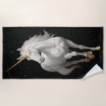 Majestic Unicorn Night Sky Fantasy Art
