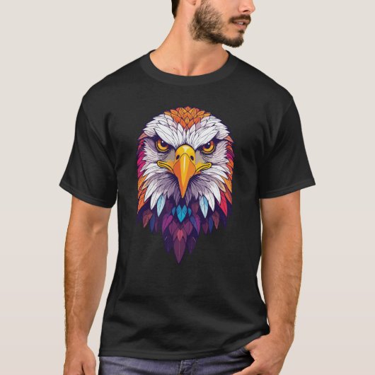 Majestic Vibrant Eagle Tshirt Tシャツ (正面)