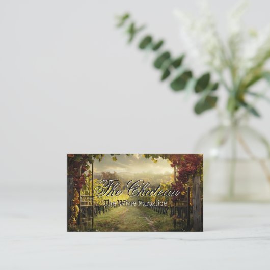 Majestic Vineyard | Wine 名刺 (スタンド正面)