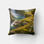Majestic Waterfall Valley  クッション (裏面)