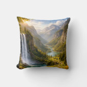 Majestic Waterfall Valley  クッション (正面)