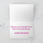 Majestic White Horse in Golden Meadow シーズンカード (内部)