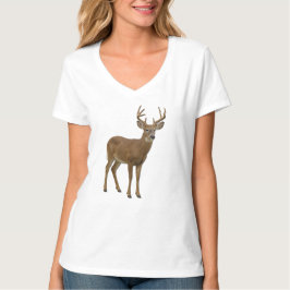 MAJESTIC WHITE-TAILED DEER. SAMER BRASIL Tシャツ
