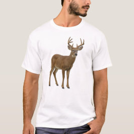 MAJESTIC WHITE-TAILED DEER. SAMER BRASIL Tシャツ