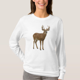 MAJESTIC WHITE-TAILED DEER. SAMER BRASIL Tシャツ