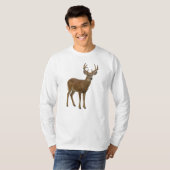 MAJESTIC WHITE-TAILED DEER. SAMER BRASIL Tシャツ (正面フル)
