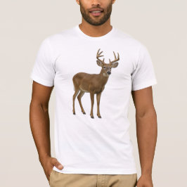 MAJESTIC WHITE-TAILED DEER. SAMER BRASIL Tシャツ