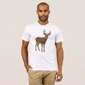 MAJESTIC WHITE-TAILED DEER. SAMER BRASIL Tシャツ (正面フル)