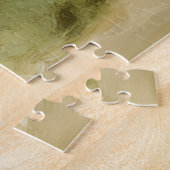 Majestic Whitetail Deer Oil Painting Landscape ジグソーパズル (側面)