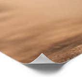 Majestic Wild Cheetah Running Photo ポスター (角)