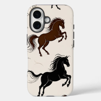 Majestic Wild Horse Phone Case - Vintage iPhone 16ケース