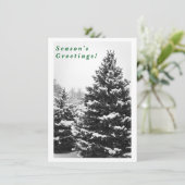 Majestic Winter in Black and White, Personalized シーズンカード (スタンド正面)