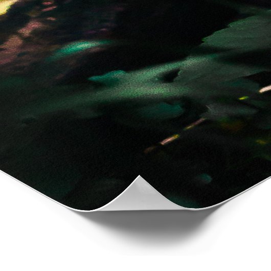 Majestic winter snowy owl ポスター (角)