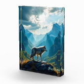Majestic Wolf Mountain Art フォトブロック (右)