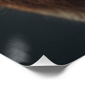 Majestic Wolf Portrait Strength & Royal Confidence ポスター (コーナー)